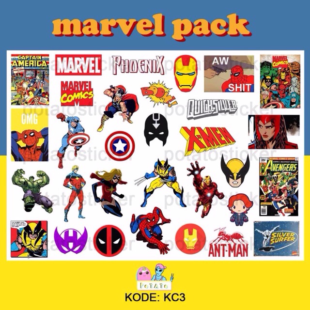 

marvel super hero - sticker tumblr