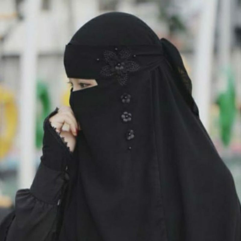 NIQAB BANDANA ADIBA NIQOB CADAR MURAH