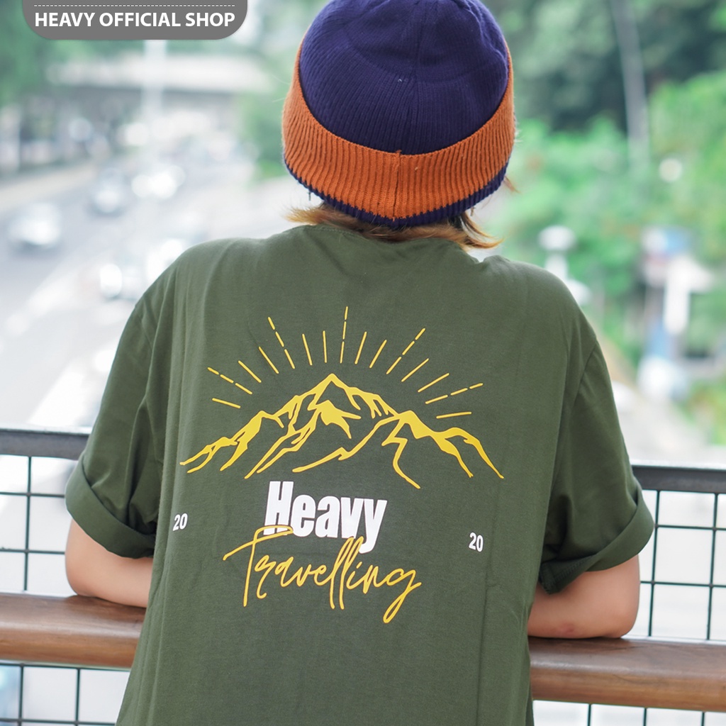 Heavy Official Shop ~ Pakaian Pria Heavy Traveling Original Dark Green