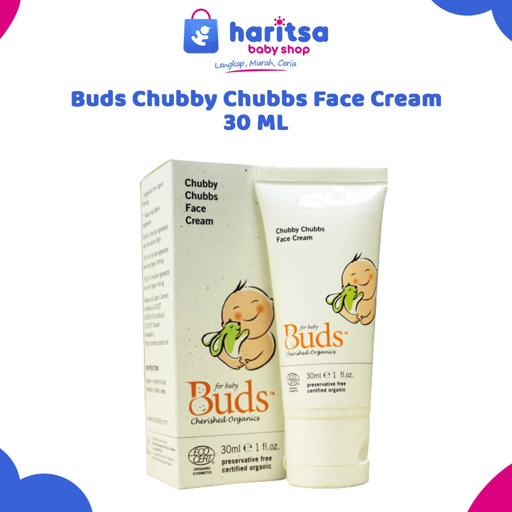 Buds Cherished Organics Chubby Chubbs Baby Face Cream 30ml