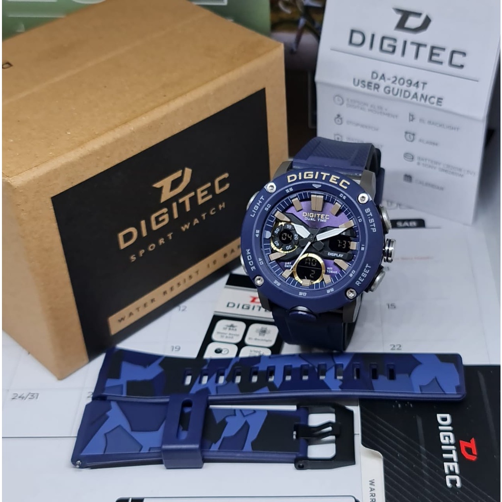 Jam Tangan Pria Digitec DA-2094T Original