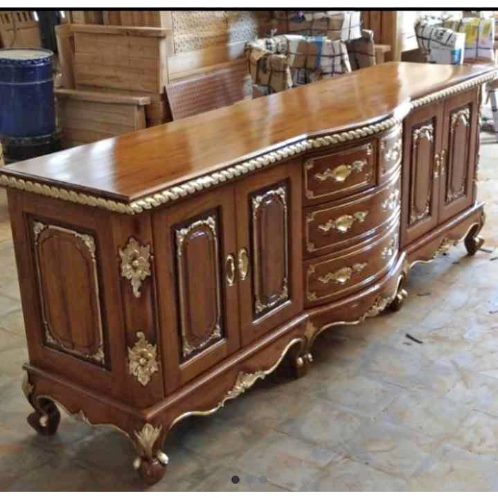 BufetMeja Tv Kayu Jati Ukir Jepara Salina