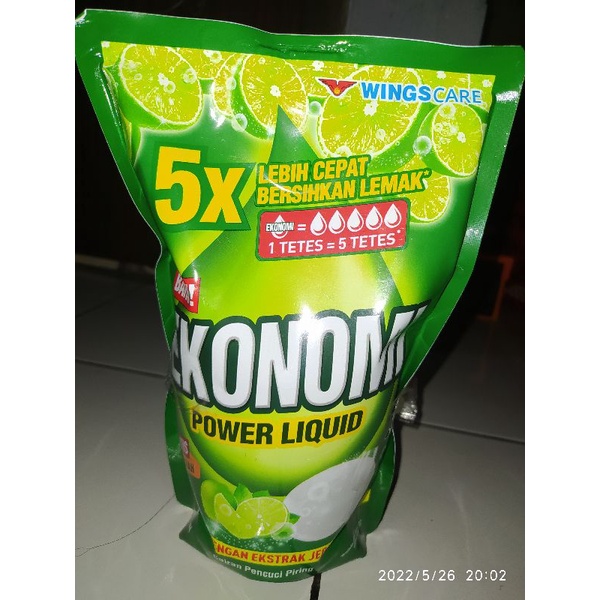 Ekonomi Pencuci Piring Liquid 755ml (Free Busa)