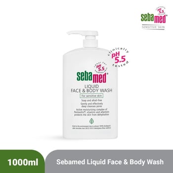 Sebamed Liquid Face &amp; Body Wash 1000ml