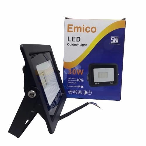 Lampu Sorot Emico LED 30w 30 watt Outdoor Panggung Taman Tembak Putih