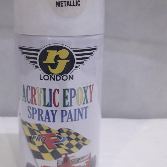 Pilok Pilox Cat semprot Rj krom krum chrome crom emas gold crome gold - pernis metalik, 300cc