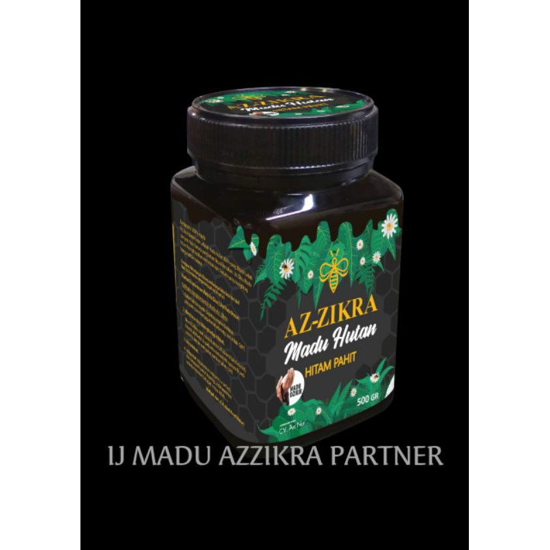 

Madu Az Zikra Hitam Hutan kemasan baru di jamin original 500gram, asli dari agen resmi