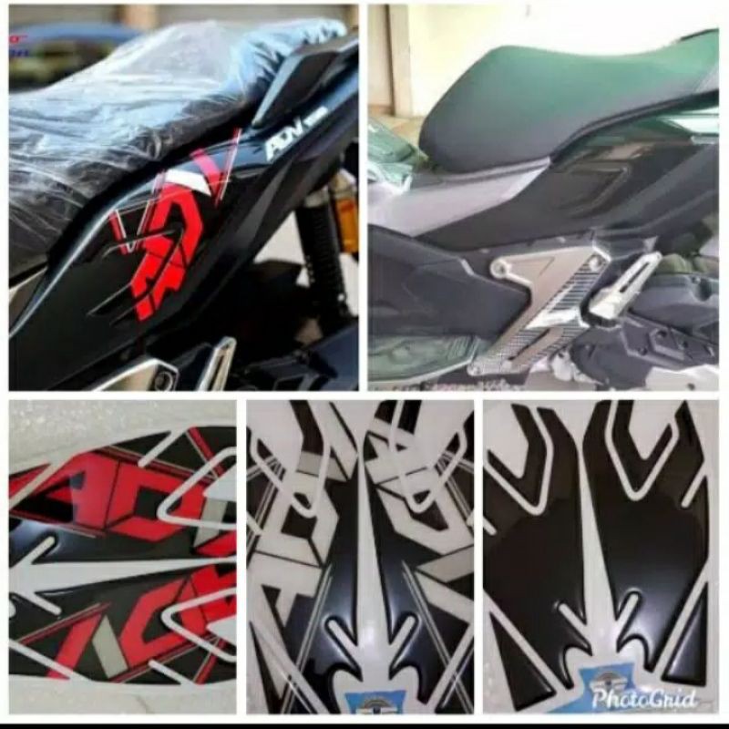 Stiker sticker resin timbul 3D Body samping Honda Adv 150