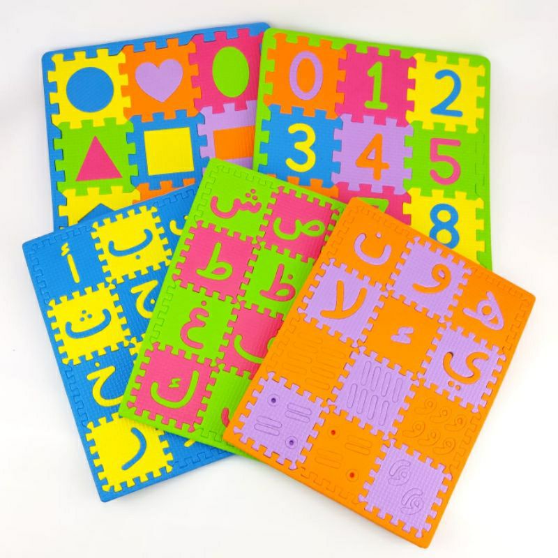 Hoopoe Puzzle Series / 123 / ABC / Shape / Hijaiyah / Mainan Edukasi Anak
