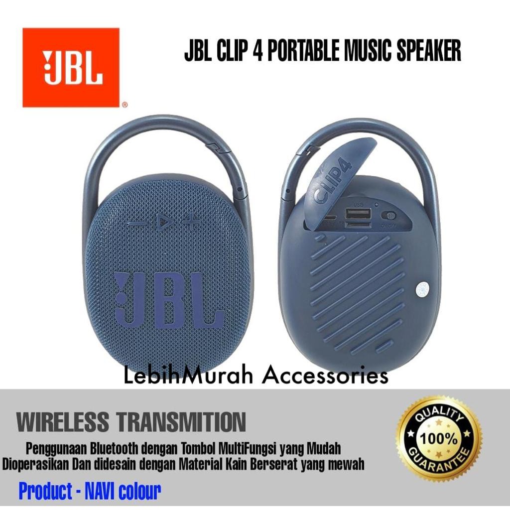 Speaker CLIP 4 Bluetooth Wireless Portable Speaker Clip4 IPX7 Support Mmc Usb BT Super Bass