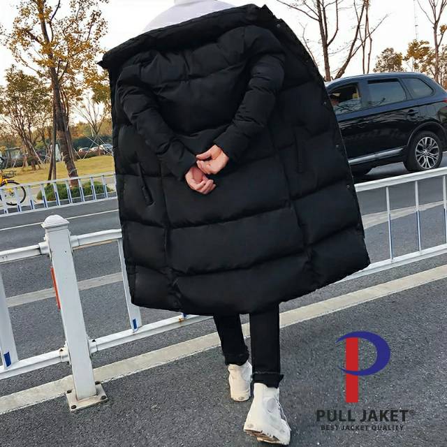 PALING MURAH Jaket panjang musim dingin pria / mantel bulu musim dingin/ long coat pria PALING MURAH