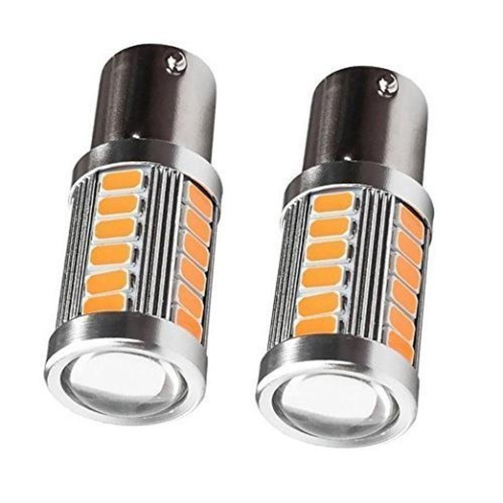 Lanfy Lampu Bohlam 2PCS/pack DC 12V Sein Lampu Parkir Lampu Kabut5730 33 SMD LED Bulb Headlight Bulbs