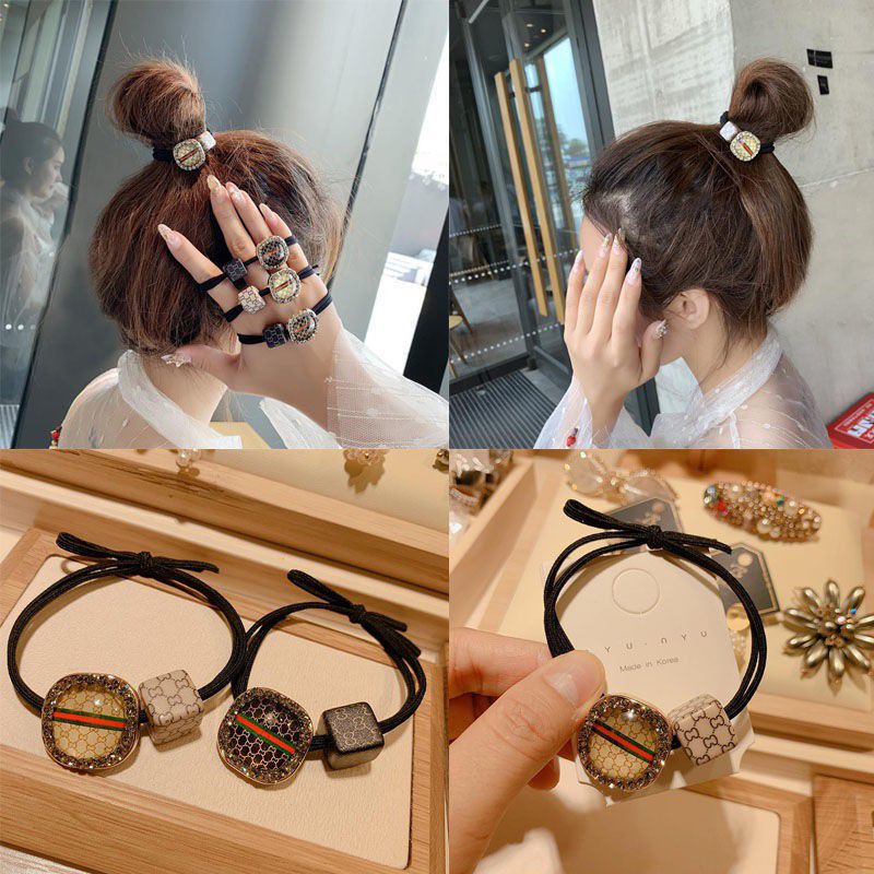 Karet rambut mutiara fashion korea kuncir rambut wanita