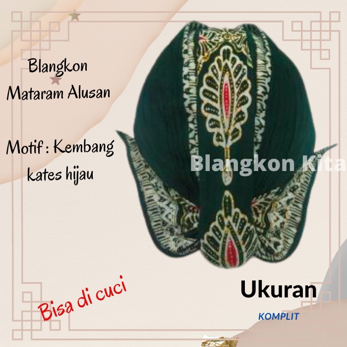 Blangkon Jawa Jogja Mataraman Halus