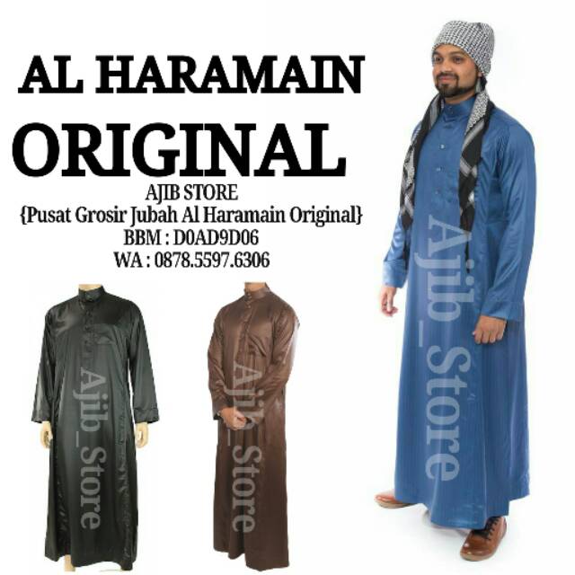 100 ORIGINAL Jubah Alharamain Al Haramain Baju  Gamis  