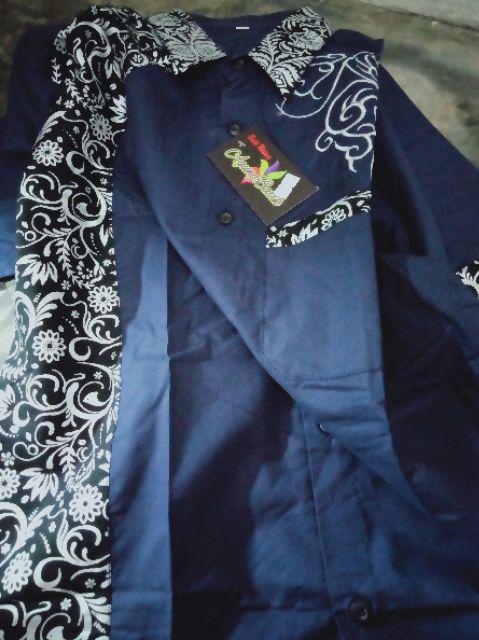 Hem Batik Sogan Bordir Moderen Termurah