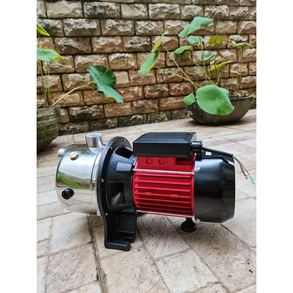 MAXPUMP SJ-80 Pompa Air Semi Jet Pump 220Volt 470Watt Stainless Tank Pompa Air Tanpa Tabung SEMI JET PUMP