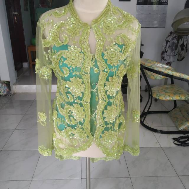 Kebaya preloved hijau pupus