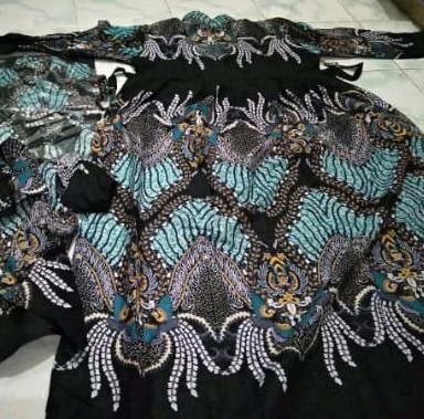 Batik Couple Keluarga Sania Ruffle Ori Ndoro Jowi Dnt Motif Madu Termurah Di Shopee Ori Bcp