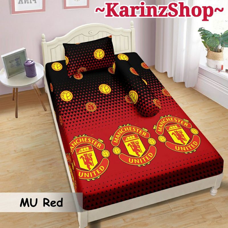 Lady Rose - Sprei King 180x200/Queen 160x200 - Tinggi 30 cm Bantal 2 - MU CLUB