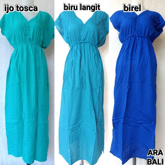 DRESS MANOHARA PANJANG POLOS BALI