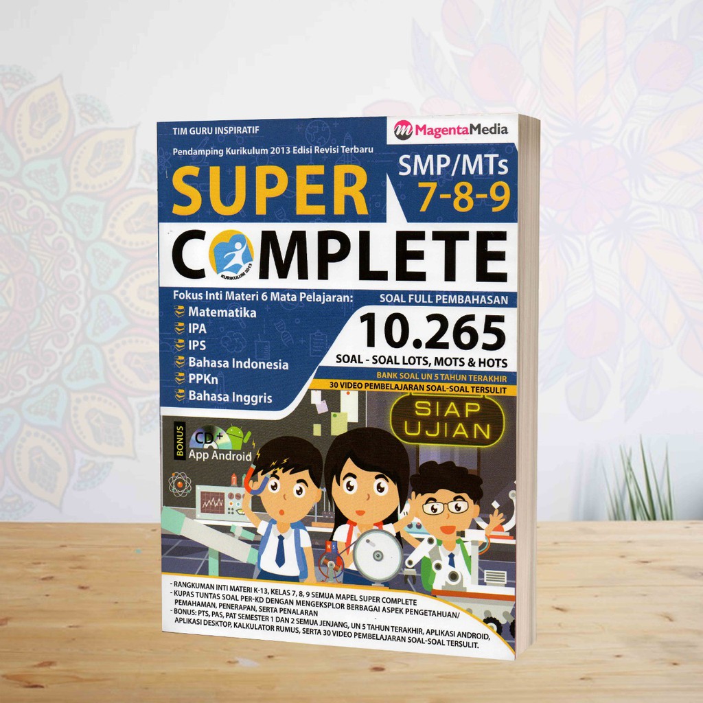 Super Complete Smp Mts Kls 7 8 9 Penunjang Siap Ujian Shopee