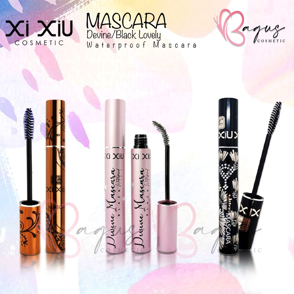 ⭐BAGUS⭐ XI XIU MASCARA DIVINE / BLACK / LOVELY | Waterproof Mascara / Volumizing