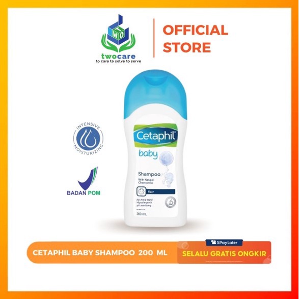 Cetaphil Baby Shampoo 200ml Shampo untuk Perawatan Kulit Kepala Bayi