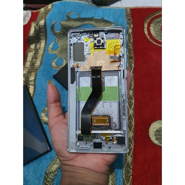 LCD samsung Note 10 plus Original Normal Minus ringan