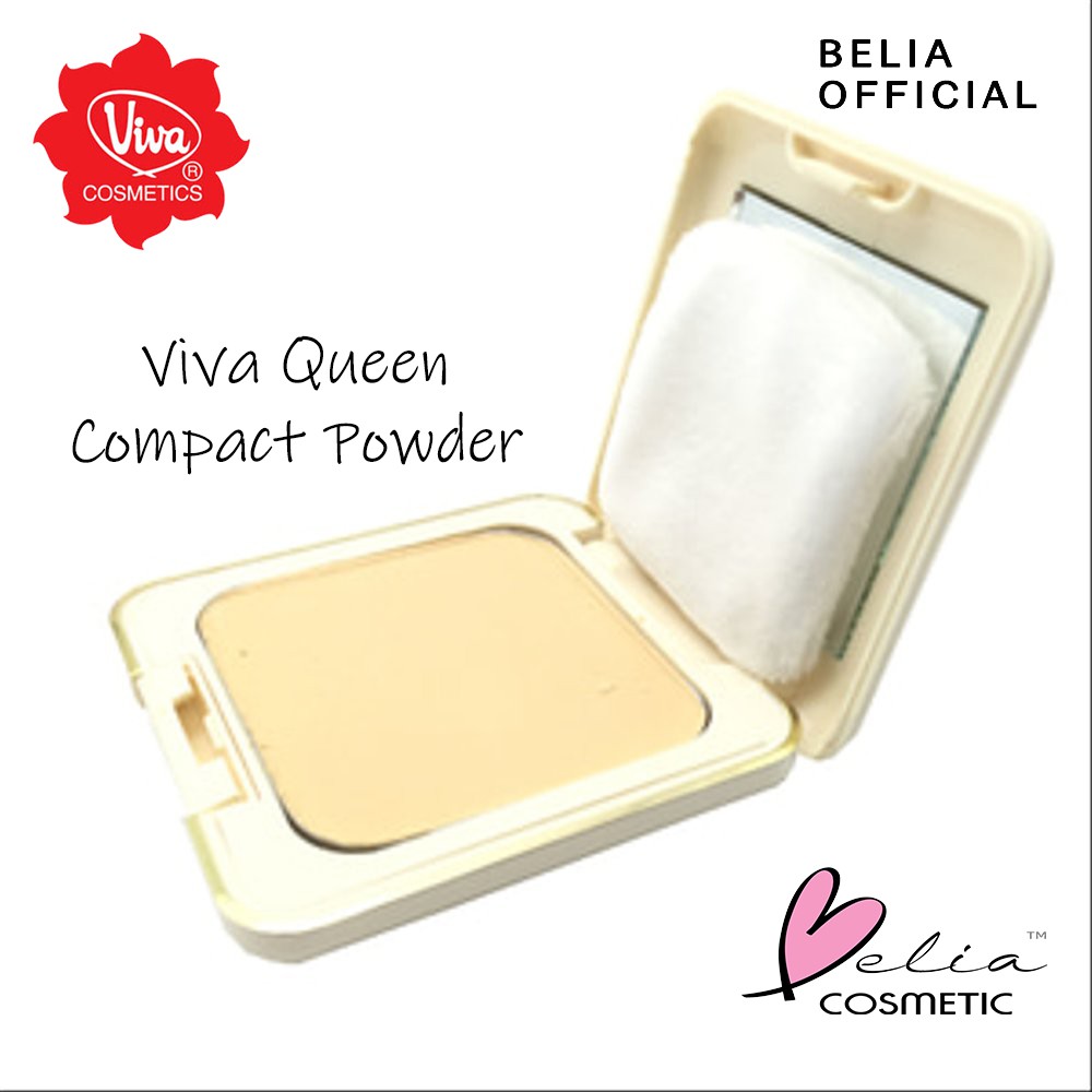 ❤ BELIA ❤ VIVA Queen Compact Powder Full Size / Bedak Padat Mewah Halal