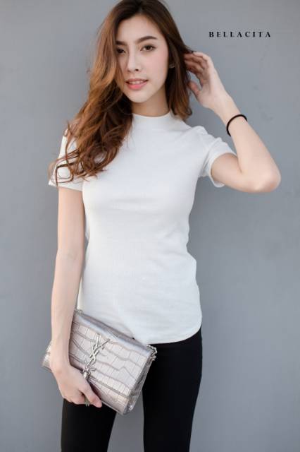 KAOS BELLACITA TURTLE NECK IMPORT BANGKOK (BJBLC5060)