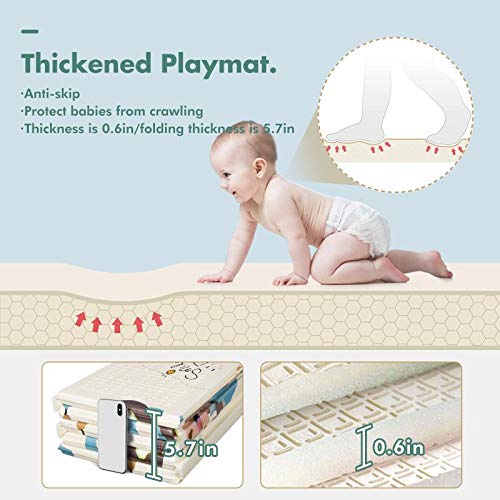 Dagmara Playmat Bayi Karpet Lipat Anak lebih tebal Kualitas tinggi 180 x 200cm Bayi Tikar Lipat Foam Matras tikar bayi murah