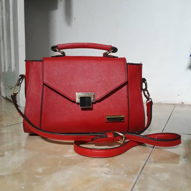 Tas CK warna merah