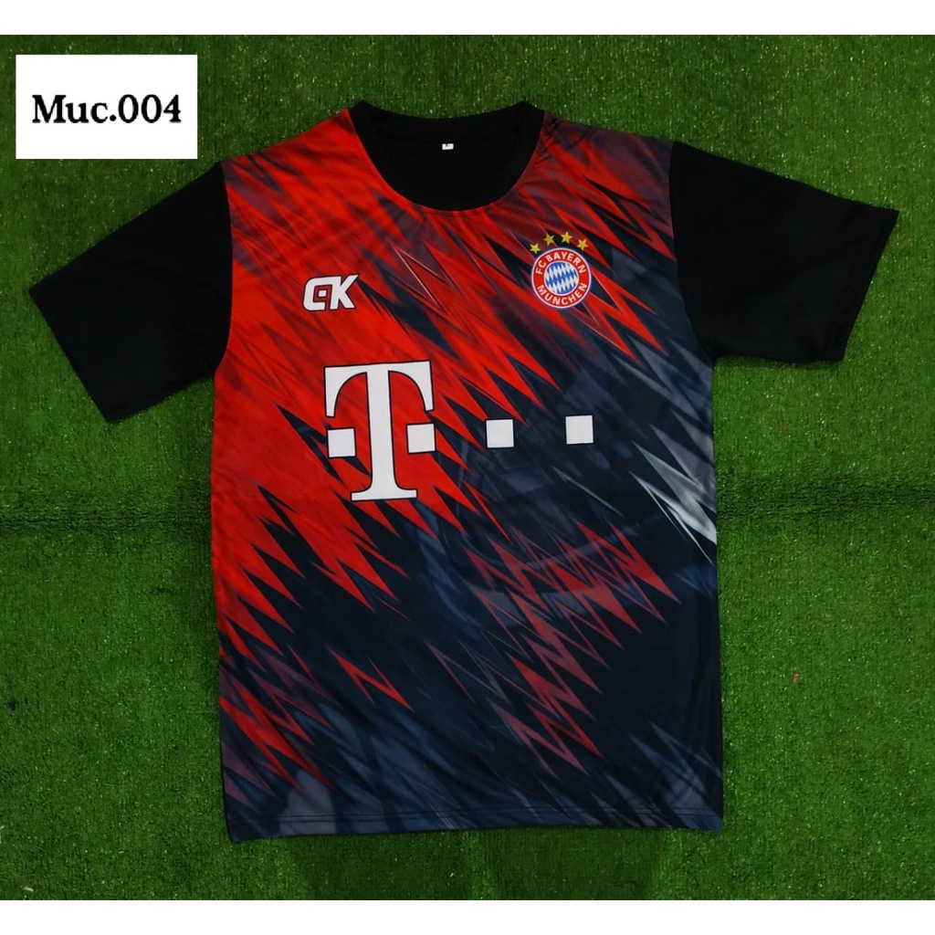 BAJU FUTSAL PRIA IMPORT QUALITY KAOS BAYERN MUNCHEN JERSEY SEPAKBOLA KAOS OLAHRAGA TRAINING PRINTING