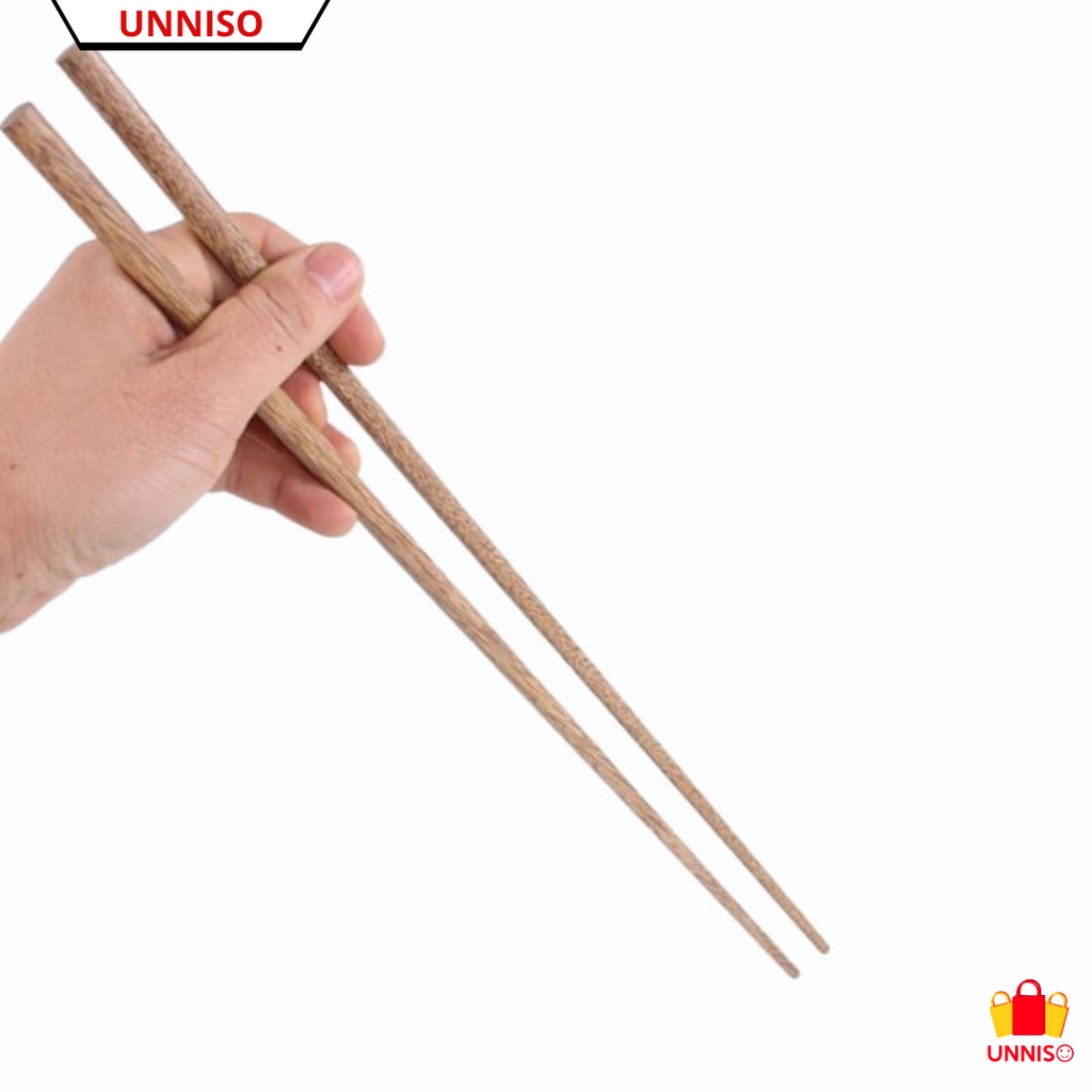 UNNISO - Sumpit Kayu Panjang Hotpot Premium 32- 42 CM