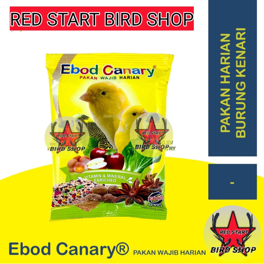 EBOD CANARY - PAKAN BURUNG KENARI / EBOD KENARI SACHET / KOTAK