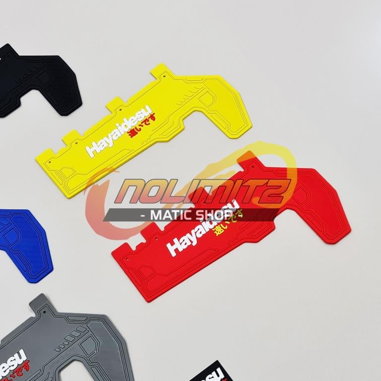 Mud Flap Hayaidesu Karet Penahan Lumpur New Honda Beat Deluxe Street Scoopy FI 2021