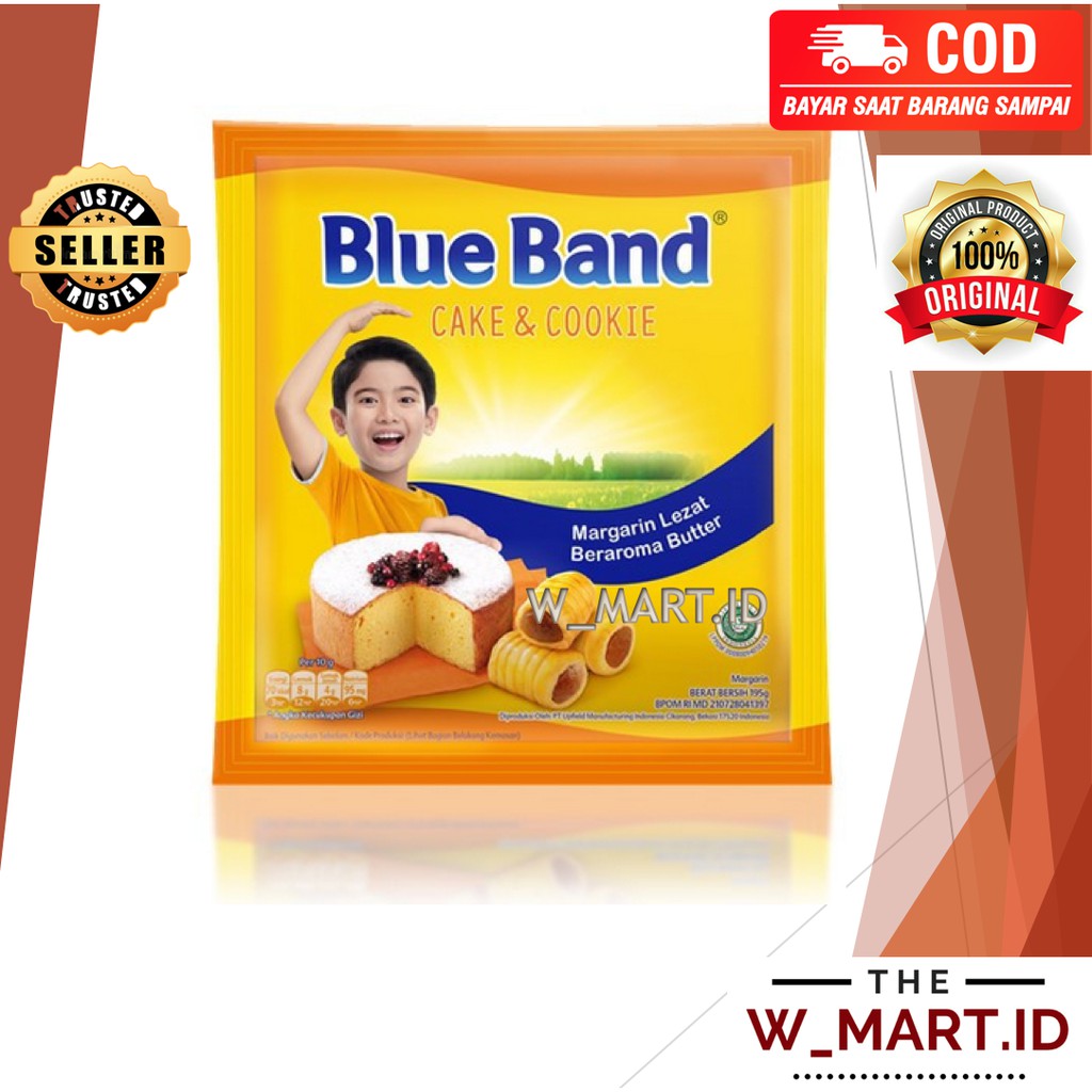 

BLUE BAND CAKE COOKIE MARGARIN / MENTEGA MARGARINE 200gr