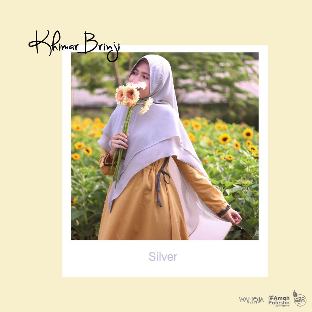 Khimar Syari Wanoja Hijab BRINJI Jilbab Instan