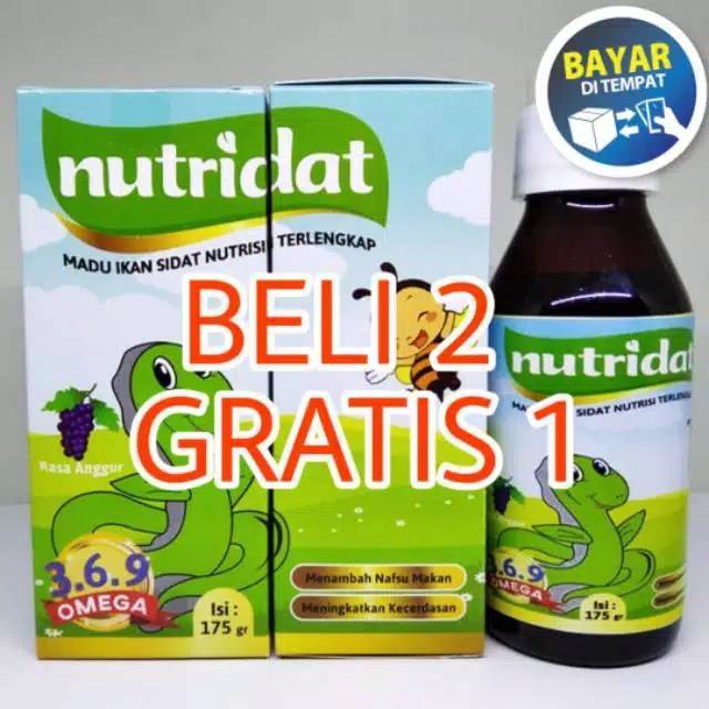 NUTRIDAT PENAMBAH NAFSU MAKAN / VITAMIN ANAK /SUPLEMEN ANAK / NAFSU MAKAN ANAK / VITAMIN OTAK