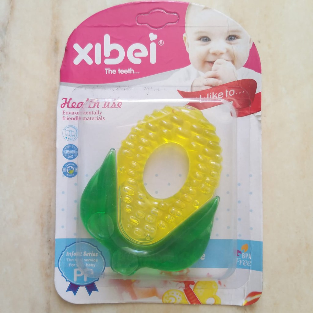 Xibei Teether Mainan Gigitan Bayi - Yellow Corn