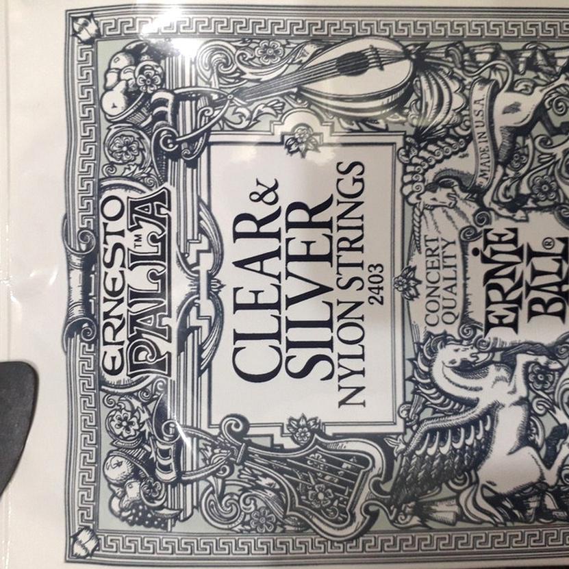 Senra Gitar Ernie Ball Klasik Full Set 123Nya Nilon.