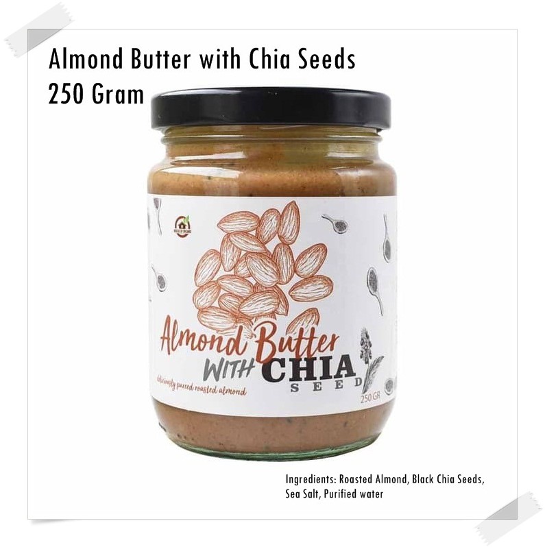 

Almond Butter with Chia Seeds 250 gram