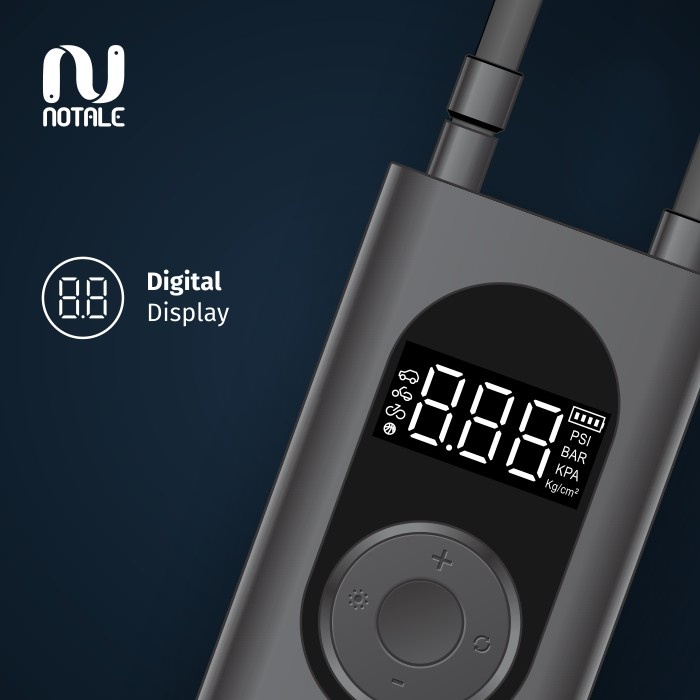 Notale Electric Air Pump NTL-PI289 - Pompa Ban Sepeda Motor Mobil