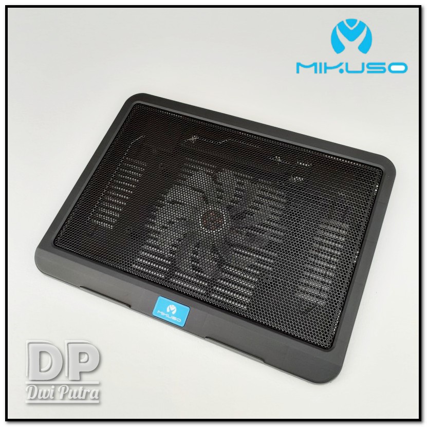 COOLING PAD MIKUSO NCP 063 CORDIE BLUE LED SILENT BIG FAN / COOLER PAD PENDINGIN LAPTOP NOTEBOOK