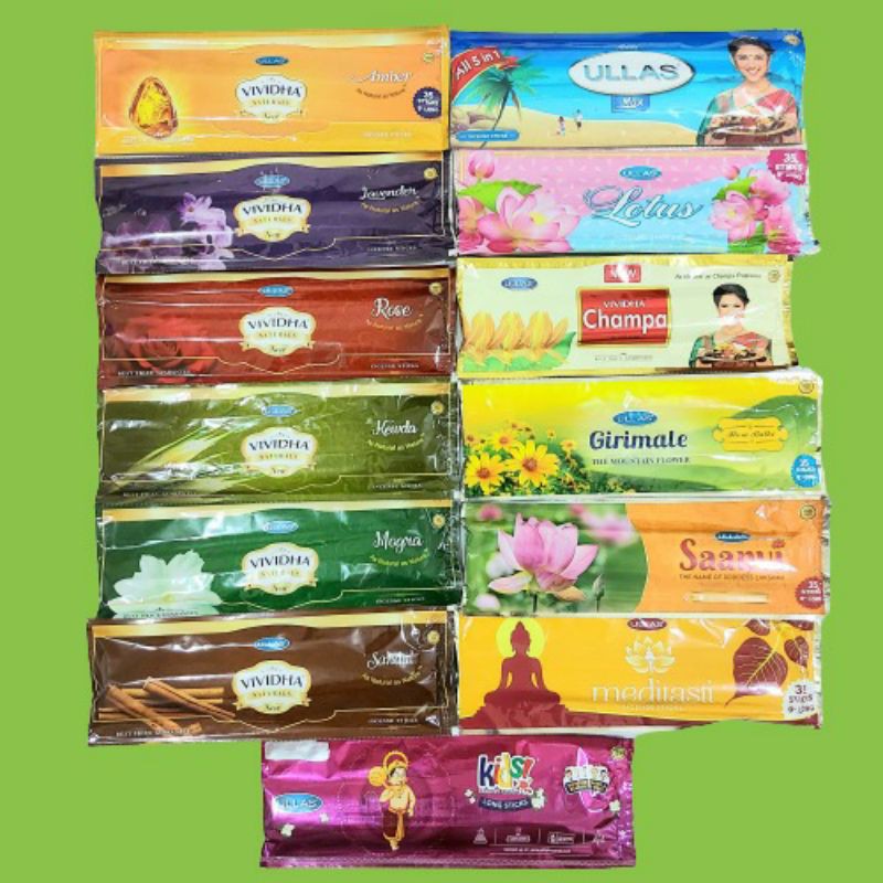 Hio / Dupa / Buhur India Wangi Aromaterapi Ullas Pouch