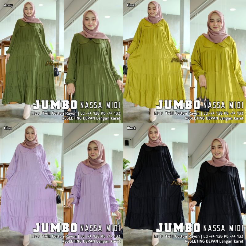 Nassa Midi JUMBO/dress jumbo/dress katun ld 120