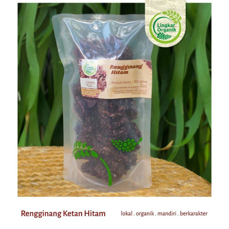 

rengginang hitam lingkar organik 300 gr