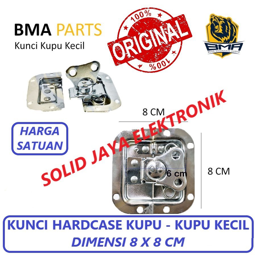 KUNCI BOX HARDCASE KUPU KUPU KECIL BESI HARD CASE KUPU-KUPU KUPU2 BESI PLAT TEBAL BMA ASLI ORIGINAL