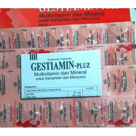 ↦ Gestiamin Pluz 30 Tab Vitamin dan suplemen nutrisi Ibu untuk Hamil dan menyusui ↶
